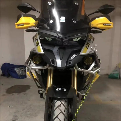 Angry Cat Eyes Reflective Helmet Stickers