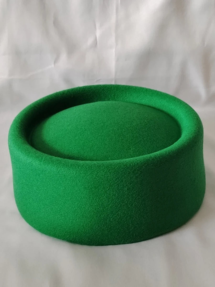 Wool Dome Beret — Hepburn Style Felt Hat