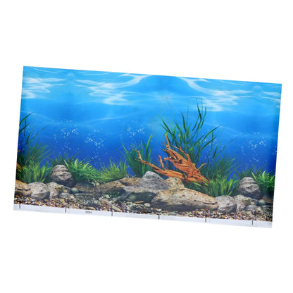 Aquarium Background Sticker, Underwater Cave Stone