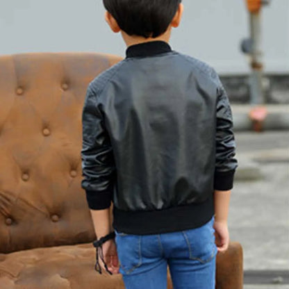 Children's Pu Jacket for Boys