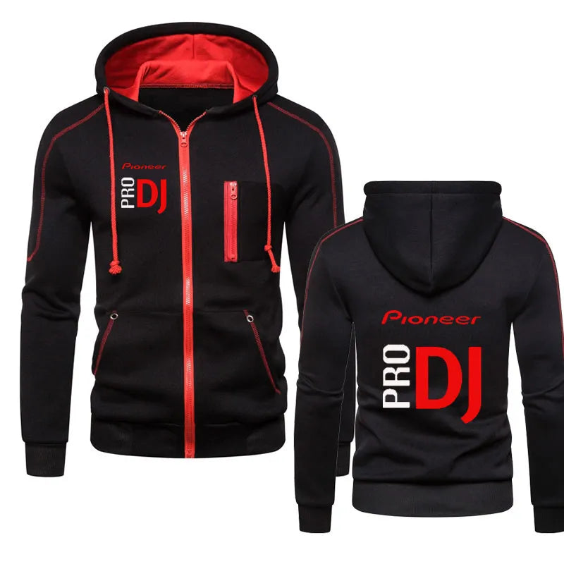 DJ music hoodie coat