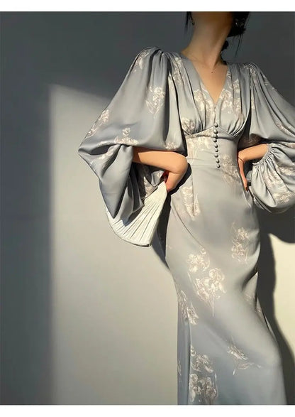Elegant Mermaid Vintage Dress for Women