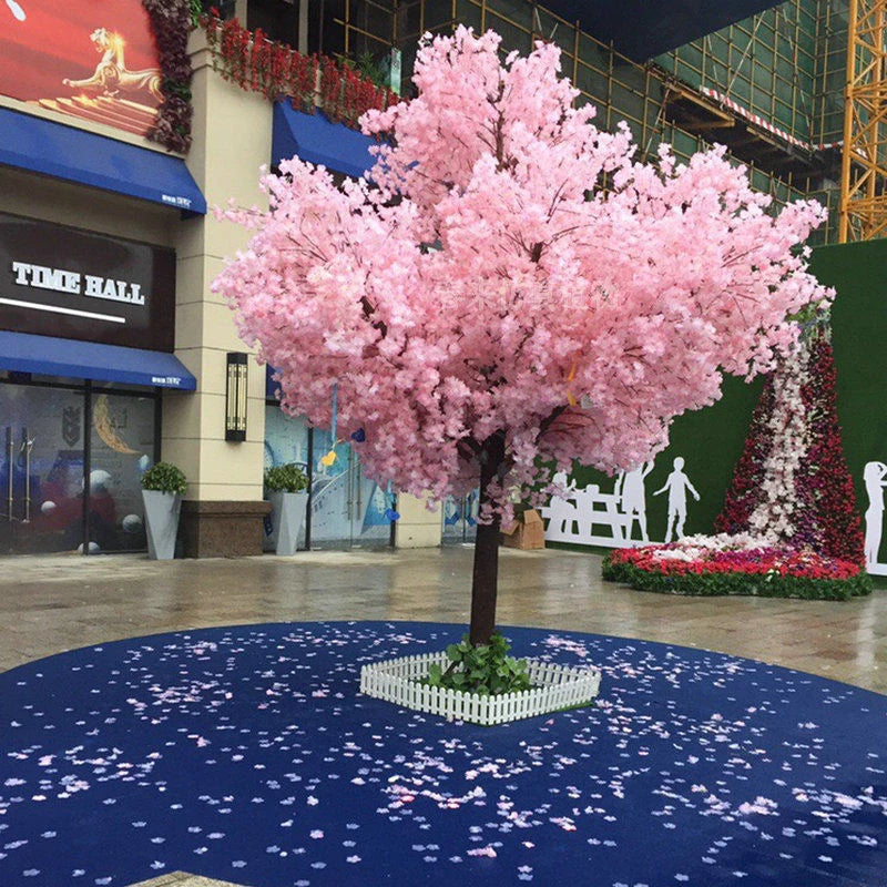Artificial Cherry Blossom Tree Floor  Outdoor Garden Decoration
