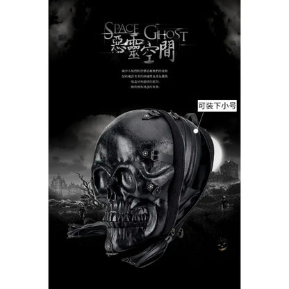 Pu Skull Large Bag 3D Stereo