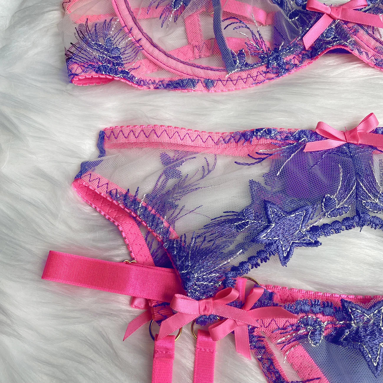 Pink Fancy Lingerie Floral Luxury