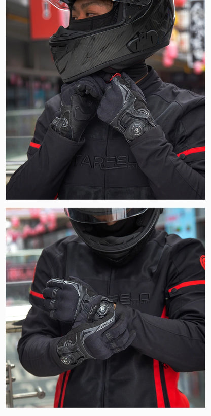 GlideGuard Summer Riding Gloves - Star Field Knight