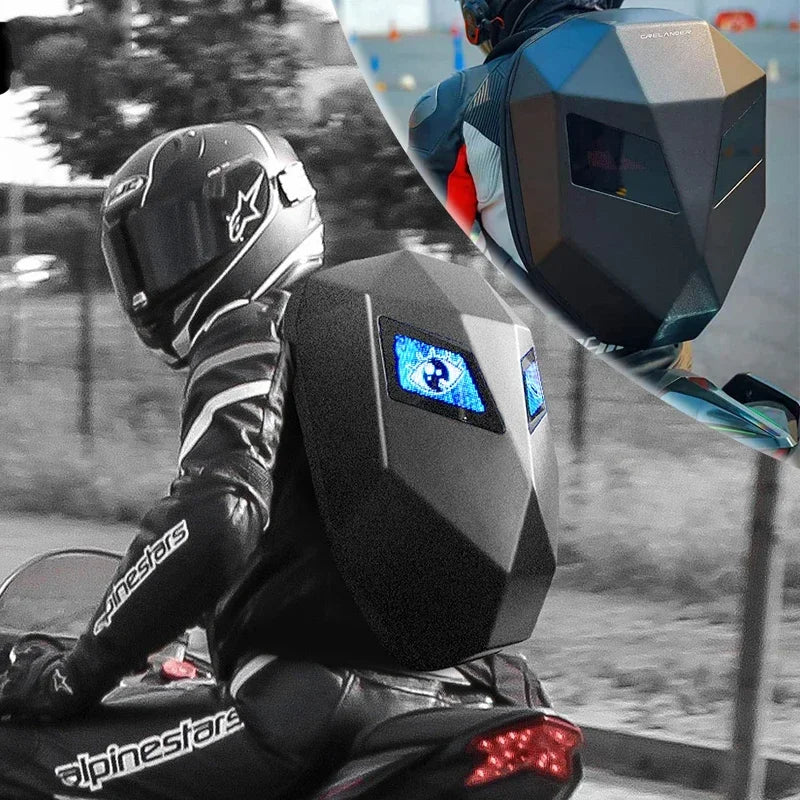 LED Knight Cycling Backpack with Eye