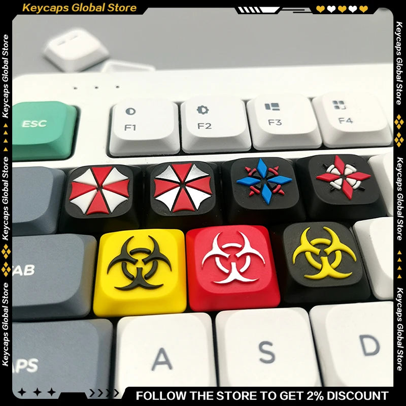 Resident Evil Low-Profile Artisan Keycap