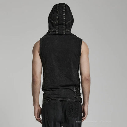 Rogue Knit Hooded Vest for Men
