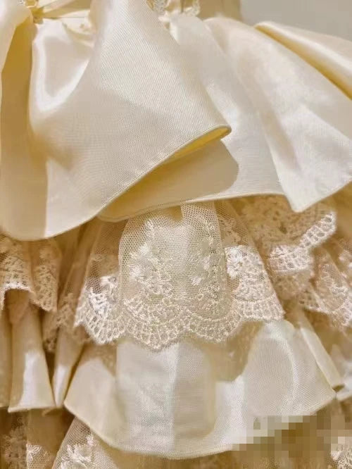 Lace Elegance: Japanese Gothic Lolita Dress