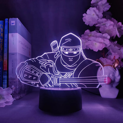 Classical Ninja Game Shinobi-ed Figurine Nightlight