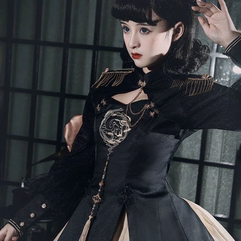 Lolita Dark Vintage Gothic Dress