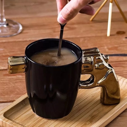 Creative Gun Modeling Ceramic Coffee Mug