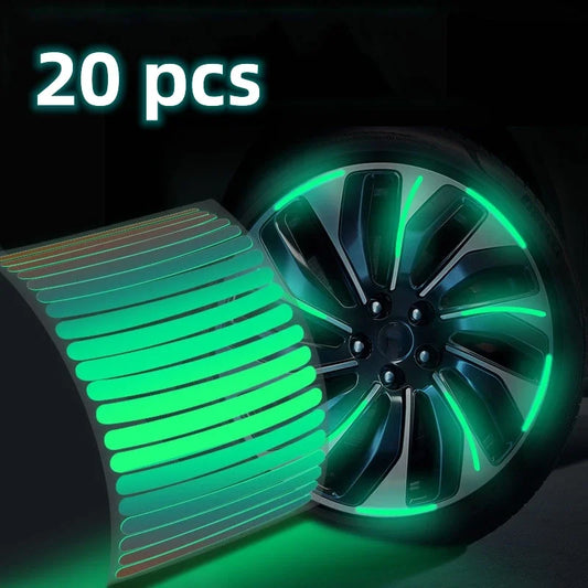 Luminous for Night Driving Car Wheel Sticker