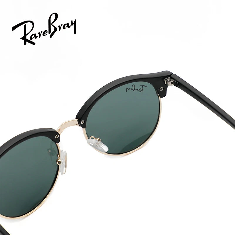 Vintage Round Polarized Sunglasses — Retro UV400 Alloy