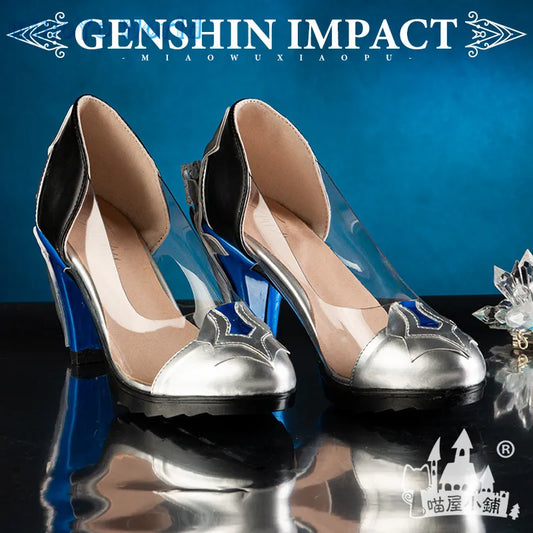 Game Genshin Impact Eula Cosplay Shoes Party