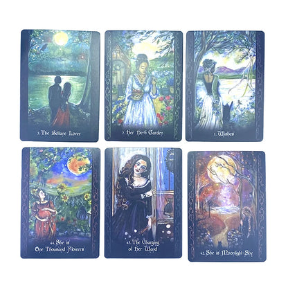 The Solitary Witch Oracle Card Tarot Prophecy Fate