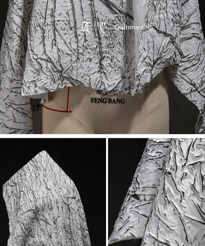 Eco Jacquard Pleat Fabric for Fashion Creations