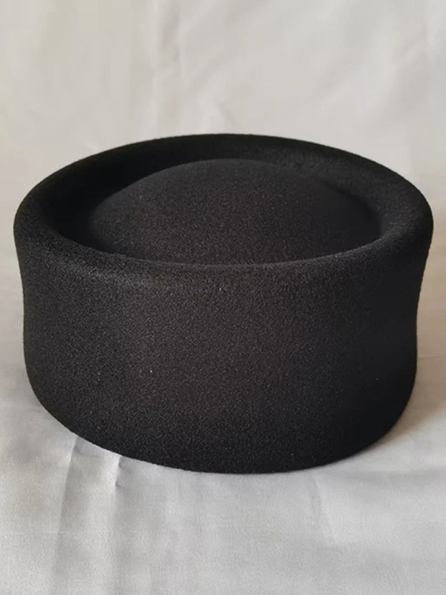 Wool Dome Beret — Hepburn Style Felt Hat