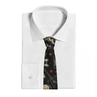 Retro Neck Ties for Men Narrow Accessories Party