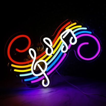 Electric Rock Vibes: LED Neon Art Sign