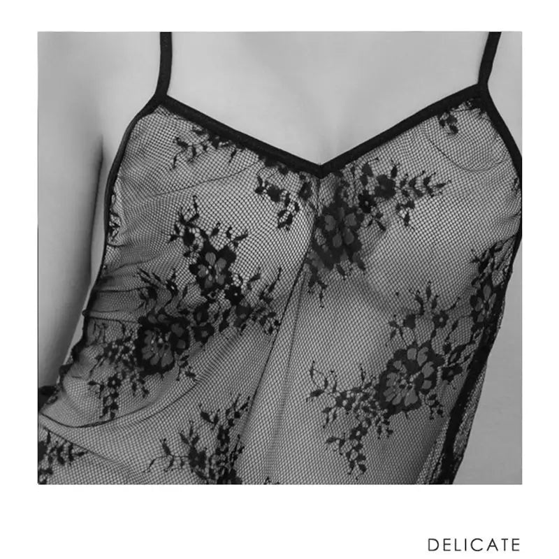 Lace Nightdress Backless