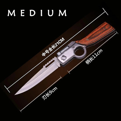 New Outdoor Folding Knife Multifunctional Creative Small Commodity Knife Fruit Knife With Light