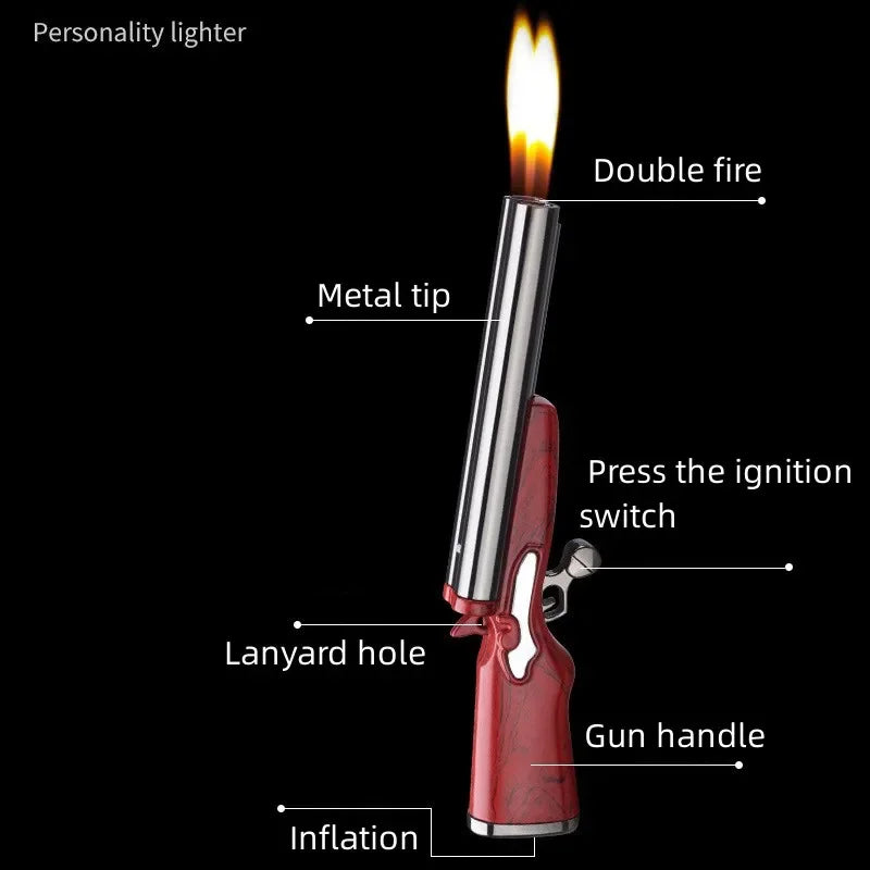 Refillable Butane Gas Open Flame Lighters
