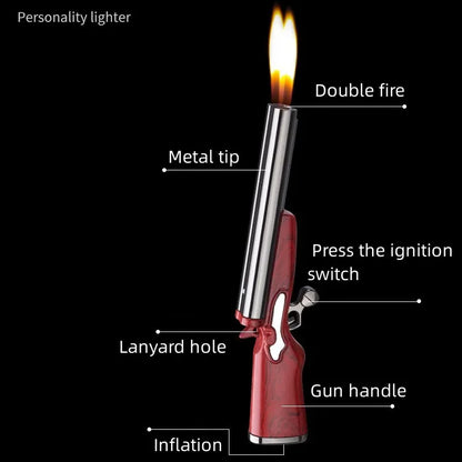 Refillable Butane Gas Open Flame Lighters