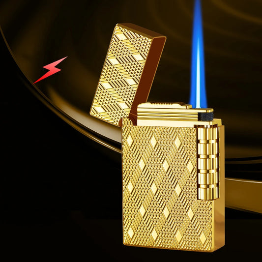 Gas Lighter Square Metal