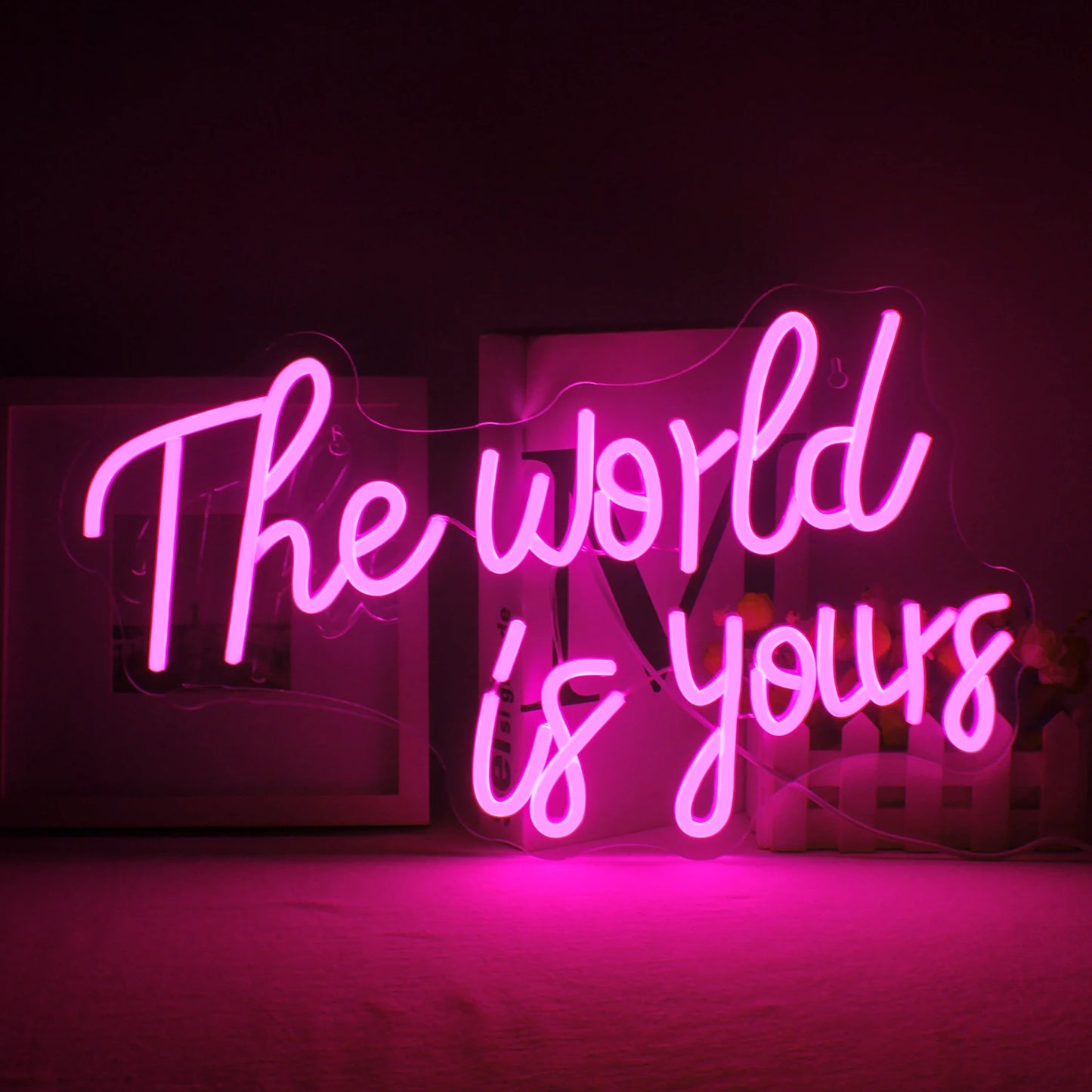 The World Is Yours Neon Sign