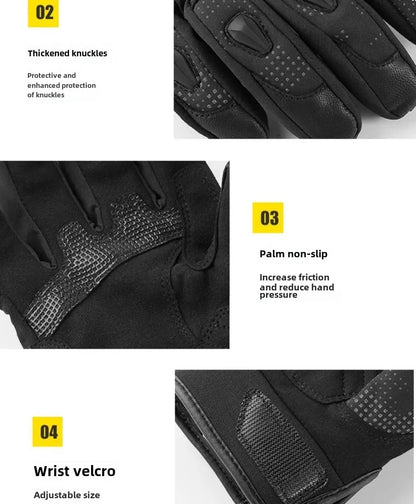 DURACOLD Reflective Sheepskin Riding Gloves