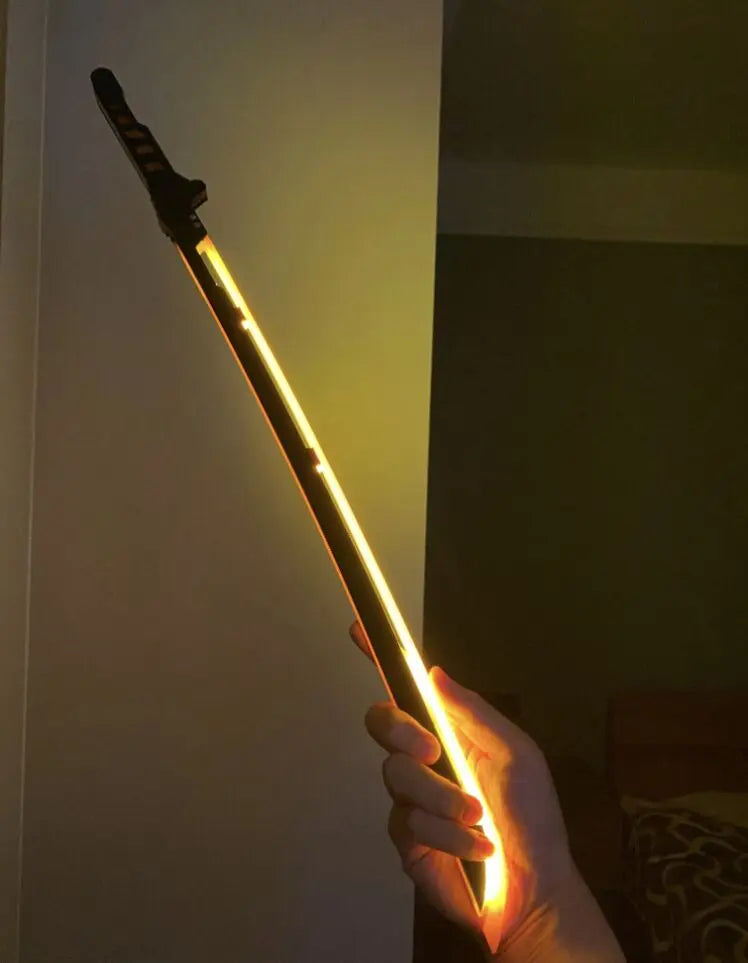 Punk Thermal Katana - Sci-Fi Glow Gaming Sword