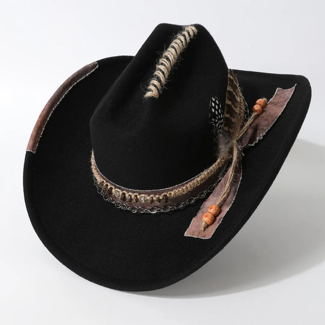Handmade Suede Fedora Hat — Vintage Jazz