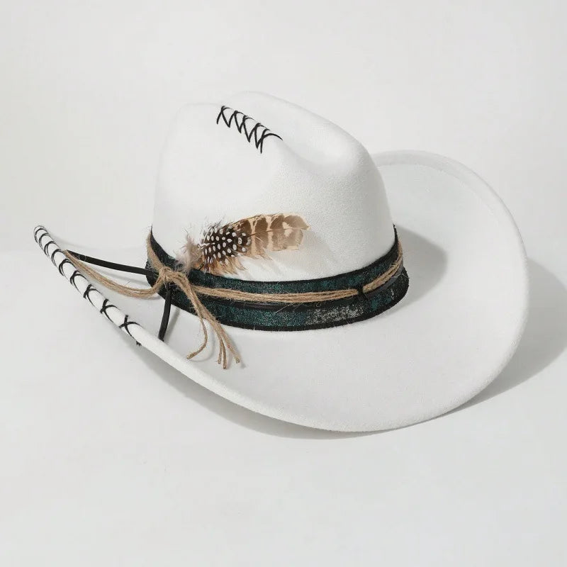 Handmade Suede Fedora Hat — Vintage Jazz