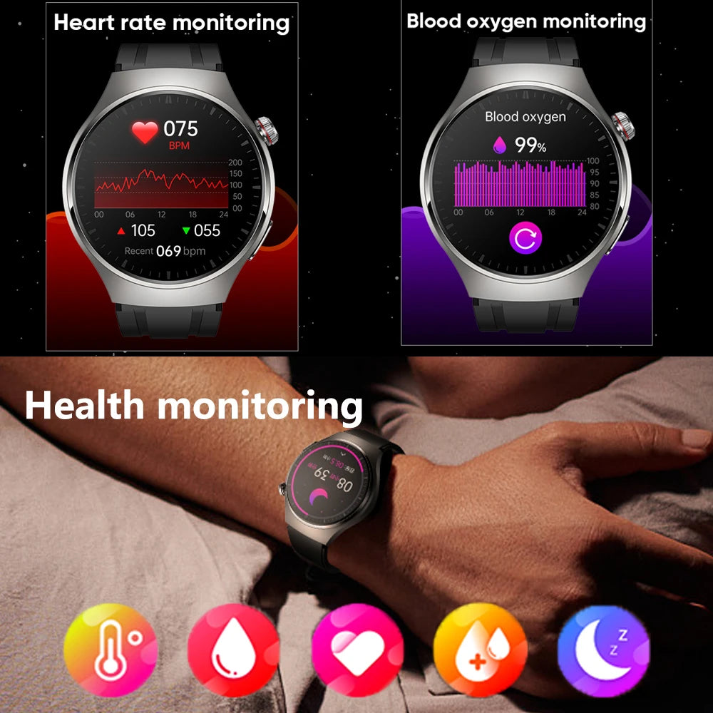 For Huawei Xiaomi Health Monitor Smart Watch