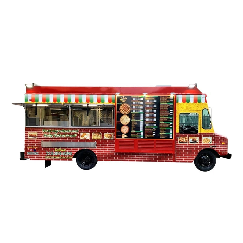 Fast Food Cart Coffee Ice Cream Mobile Kitchen Food Truck