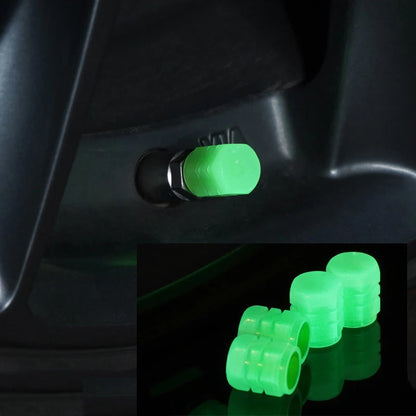 GlowBoost Night Valve Caps for Motorcycles