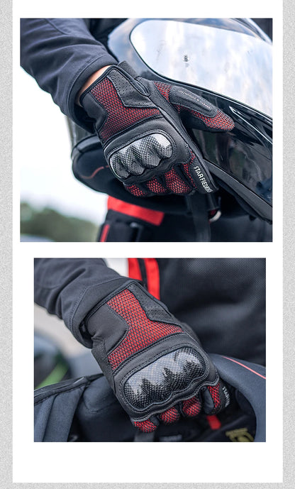 Star Field Knight Carbon Fiber Summer Bike Gloves