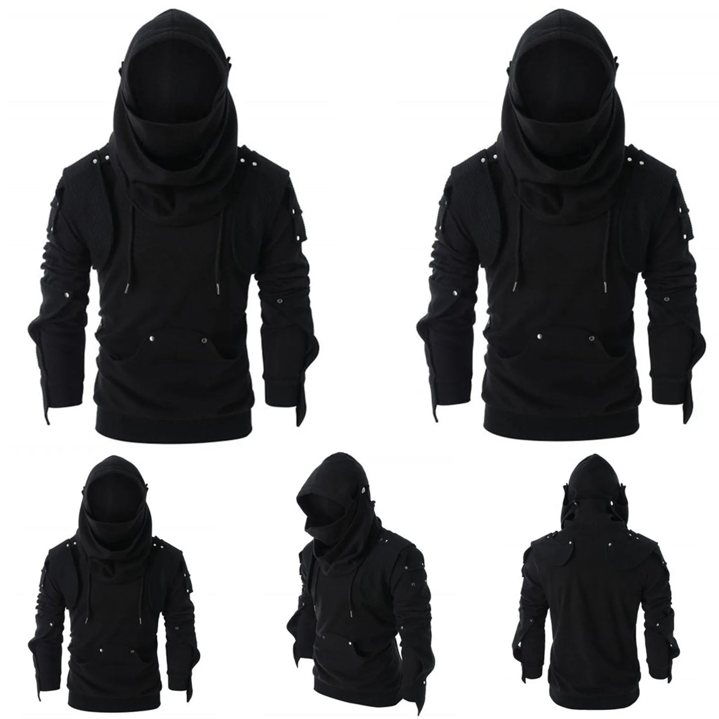 Streetwear Hoodies Men Gothic Fashion