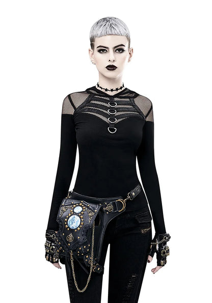 Fashion Gothic Leather Shoulder Crossbody Messenger Bags