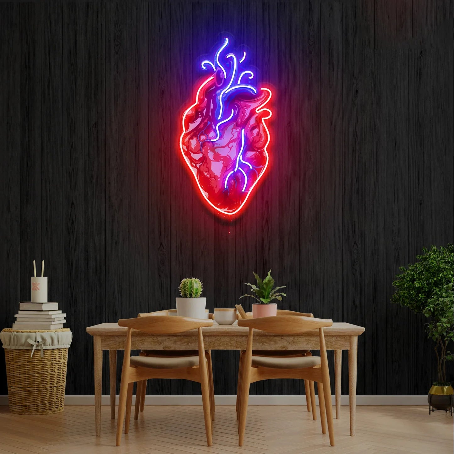 Custom Neon Sign Art Works Heart