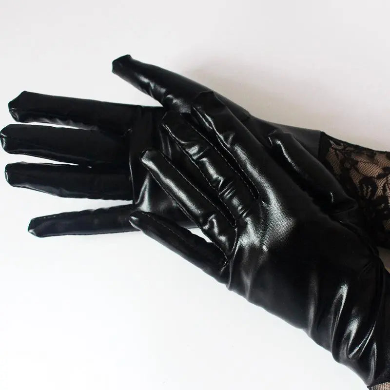 Leather Lace Gloves