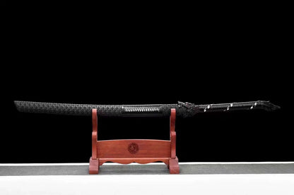 Dragon's Fury: Handmade Manganese Steel Battle Sword