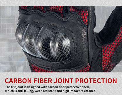 Star Field Knight Carbon Fiber Summer Bike Gloves