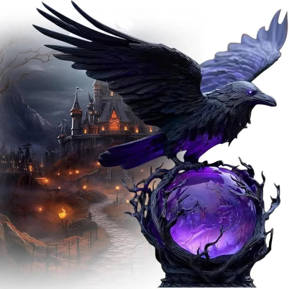 Raven's Moonlight LED Lamp