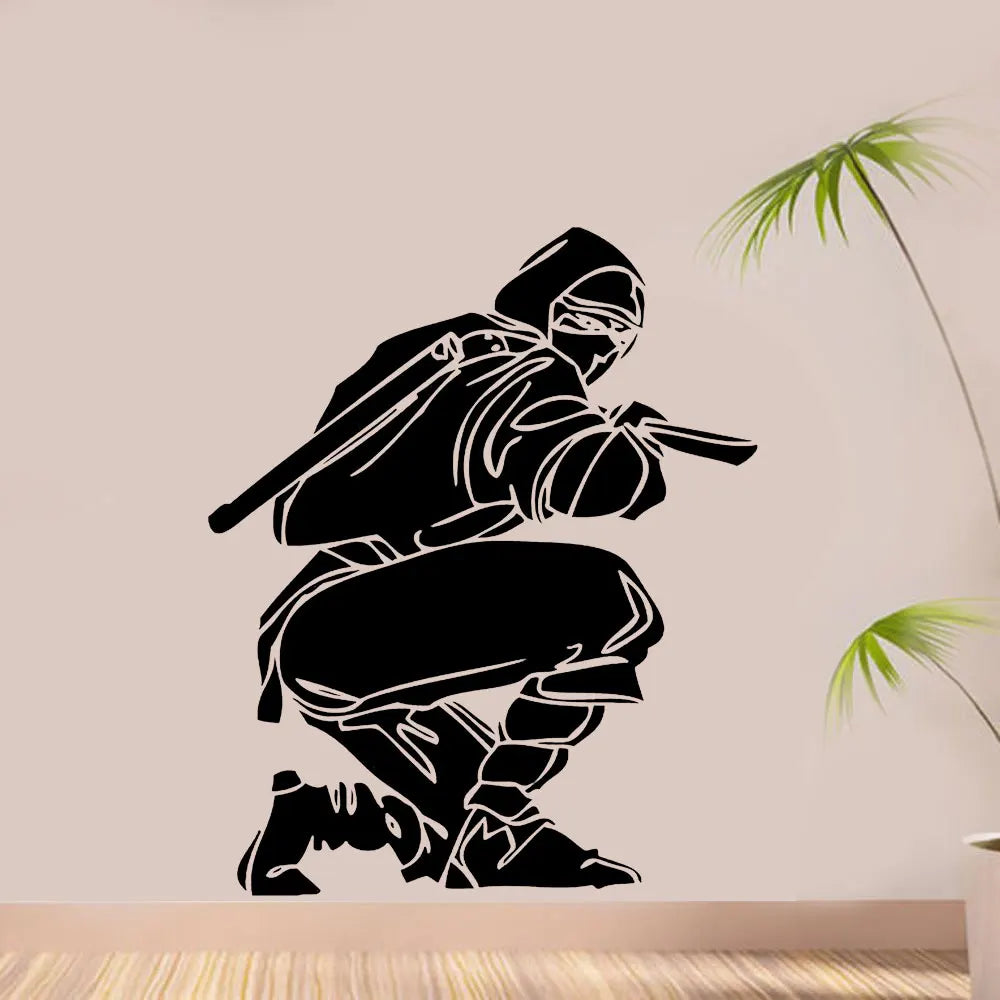 The Ninja Doesn't Care — Wall Decal