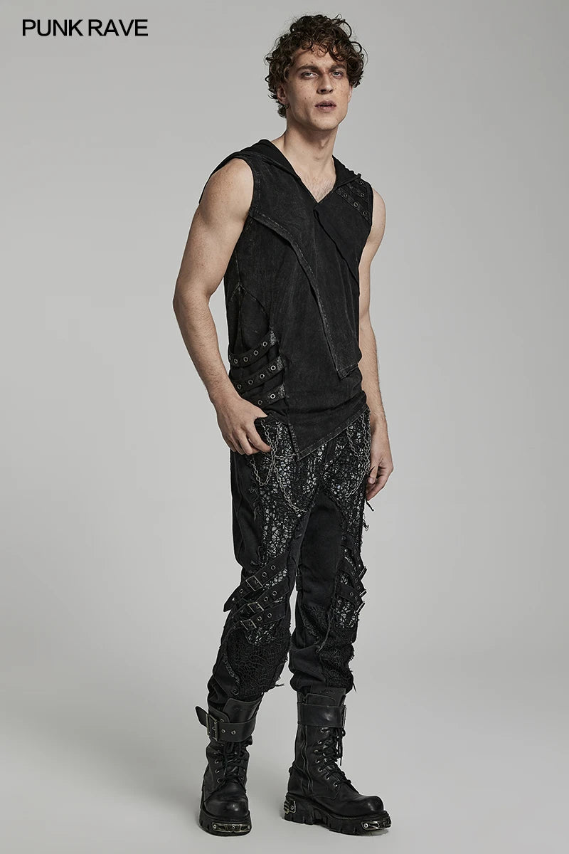 Rogue Knit Hooded Vest for Men