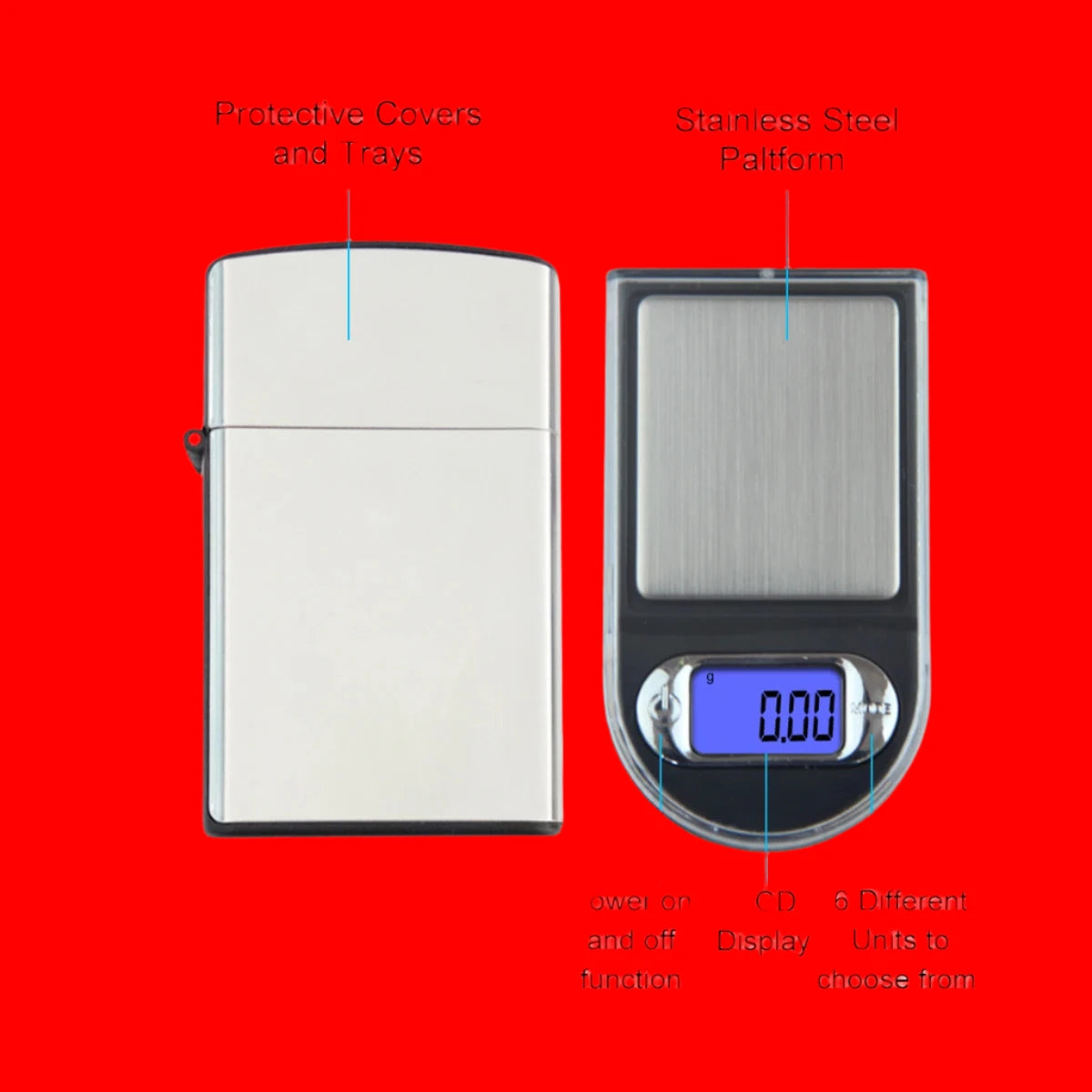 Tiny Tech Jewelry Scale - Precision Pocket Weighing