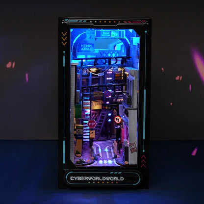 Building Kits Cyberpunk World Bookshelf